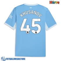 Fotballdrakt Herre Manchester City Abdukodir Khusanov #45 Hjemmedrakt 2026-27 Kortermet